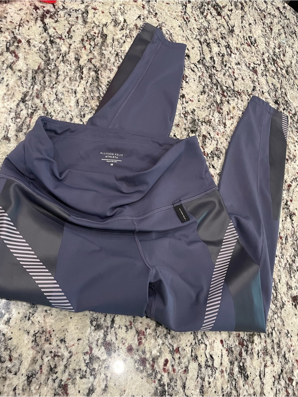 Athleta Allyson Felix Dusty Lavender Performance Leggings